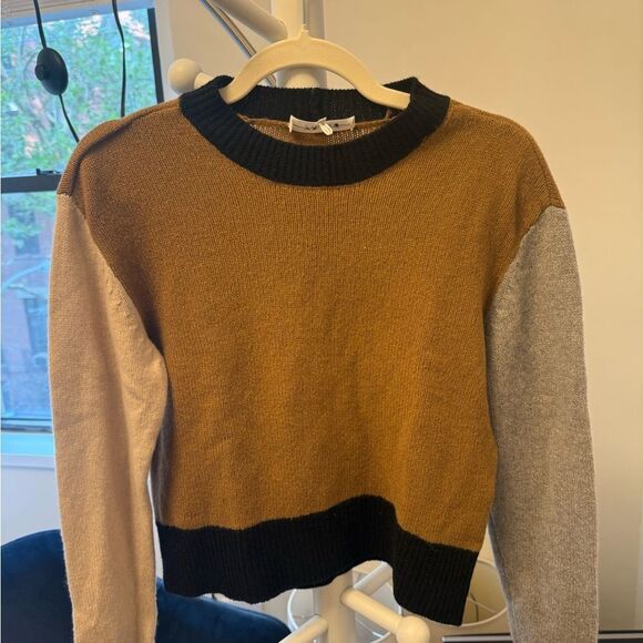 Frame Colorblock Cashmere Sweater Size XS - Picture 2 of 4